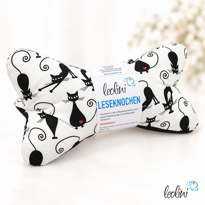 Leseknochen CRAZY CATS mit Katzenmuster